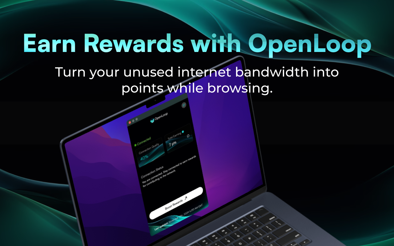 Tiềm Năng Của OpenLoop Network: Dự Án Chia Sẻ Băng Thông Mới Hứa Hẹn Thành Công Như Grass